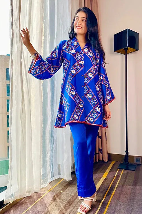 Blue Fusion Coord Set